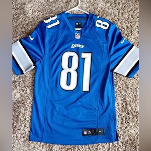 Men’s Calvin Johnson #81 Detroit Lions On-Field Jersey